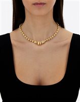 Halskette Nanis Dame Ivy in Gelbgold Diamante 0.25 Ct CS44-538 - CS44-538